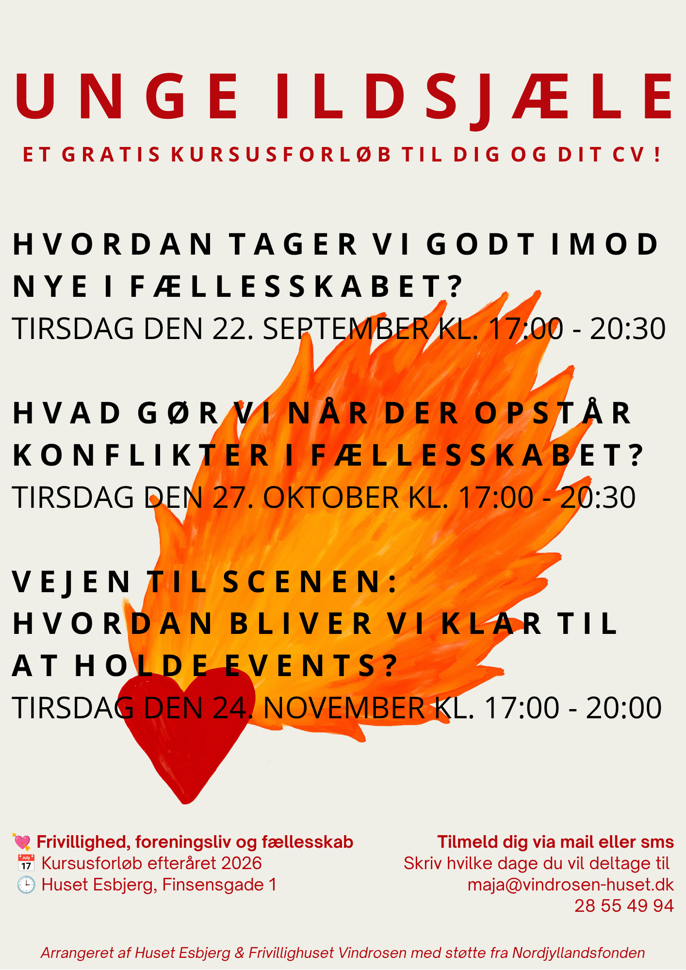 Red and Orange Modern Valentines Day Poster 2